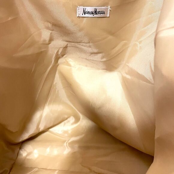 NEIMAN MARCUS Gold Python Embossed Tote - Picture 9 of 10